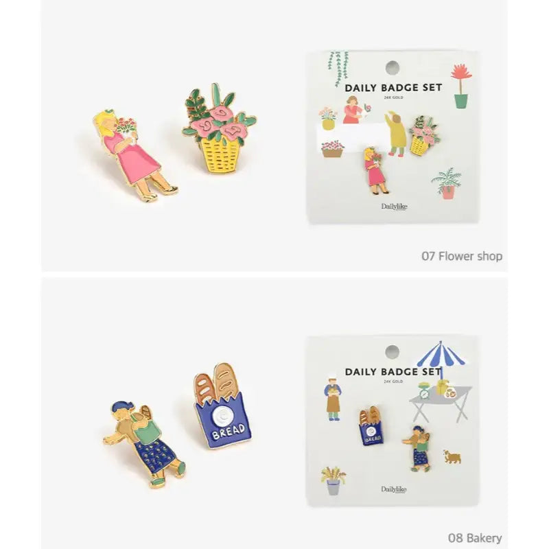Dailylike x 10x10 - Daily Badge - Dailylike x 10x10 - Accessories - Harumio