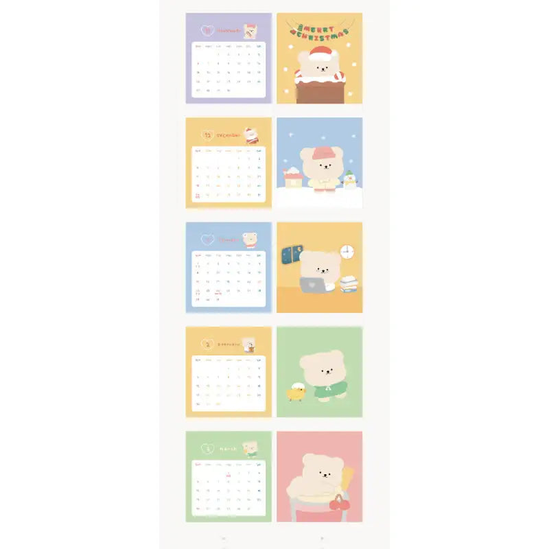 Jelly Crew x Bamtoree Store - 2023 Desk Calendar - Jellycrew - Calendar - Harumio