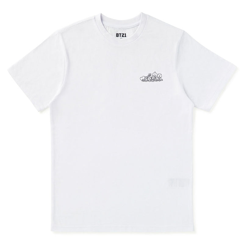 BT21 - Basic Short Sleeve T-shirt Set (2 pcs)