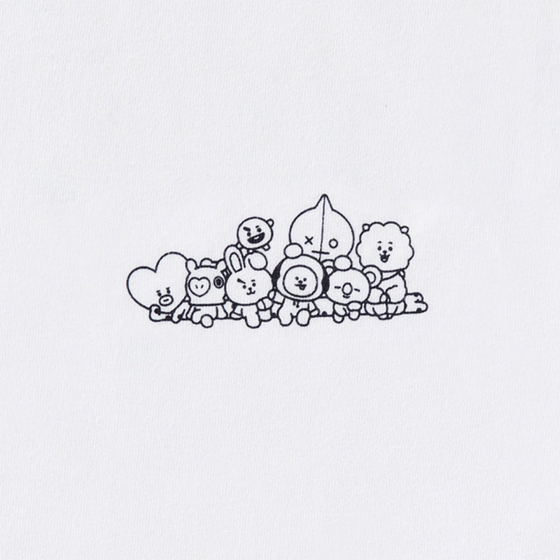 BT21 - Basic Short Sleeve T-shirt Set (2 pcs)