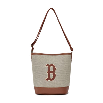 MLB Korea - Basic Big Logo Canvas Bucket Bag