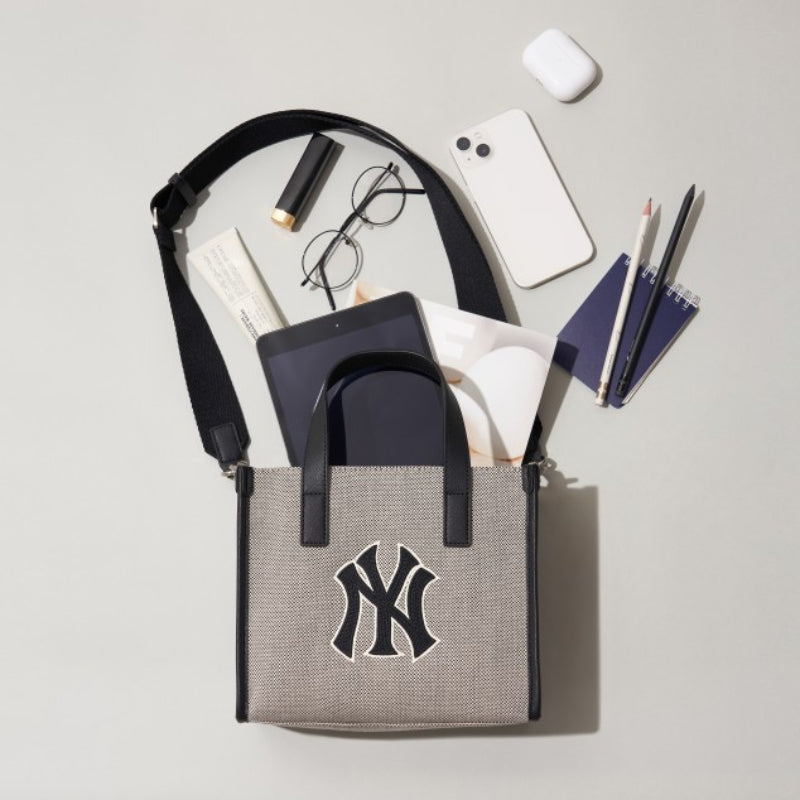 MLB Basic Big Logo Canvas S-Tote Bag