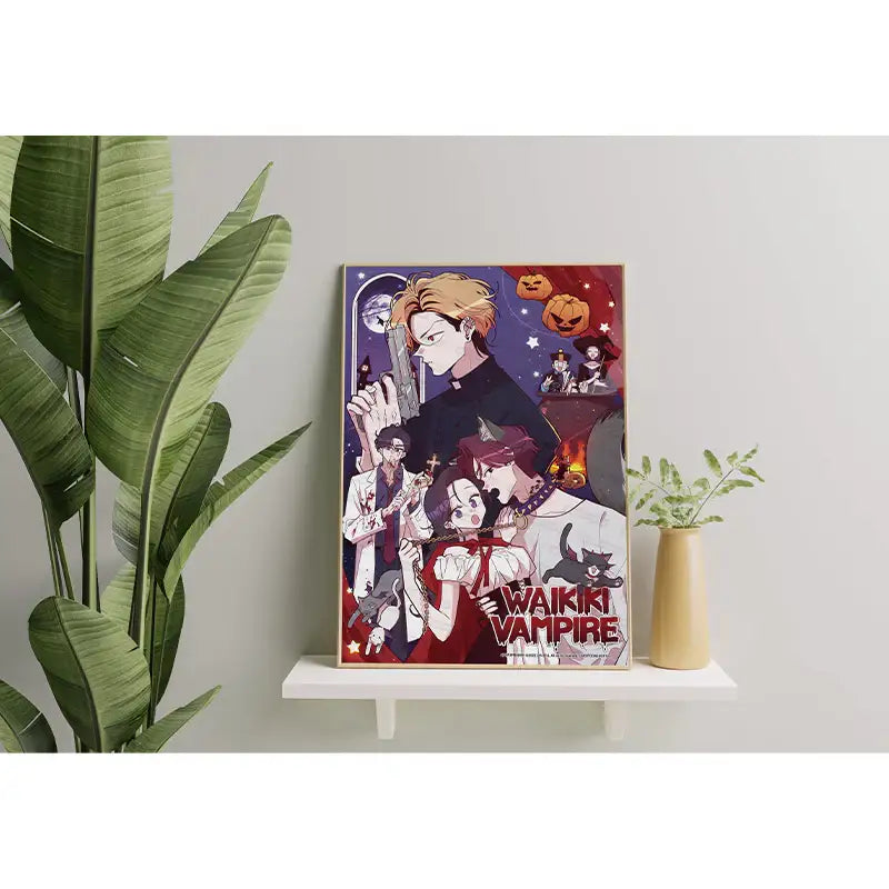 Waikiki Vampire - Halloween Poster - Webtoon Shop - Poster - Harumio