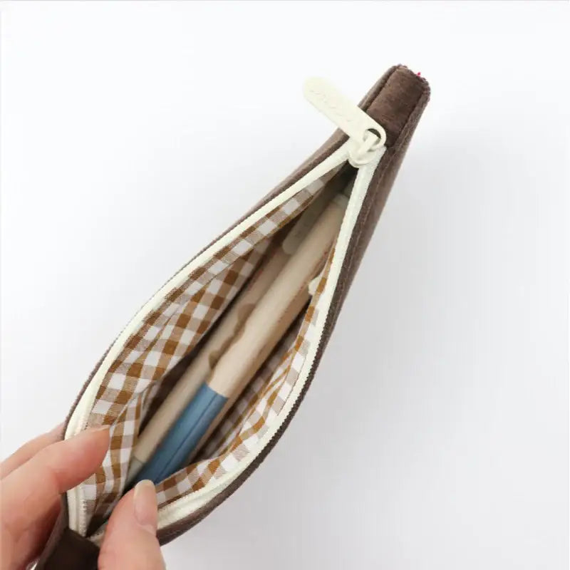 Teteum - Corduroy Pencil Case - Teteum - Stationary - Harumio