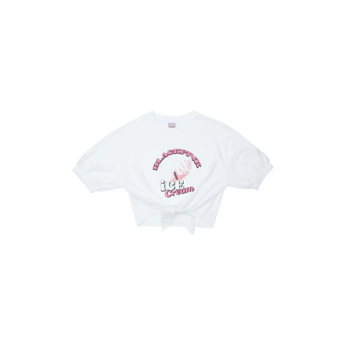 BlackPink - Ice Cream Tie Up T-Shirt - BlackPink - Accessories - Harumio