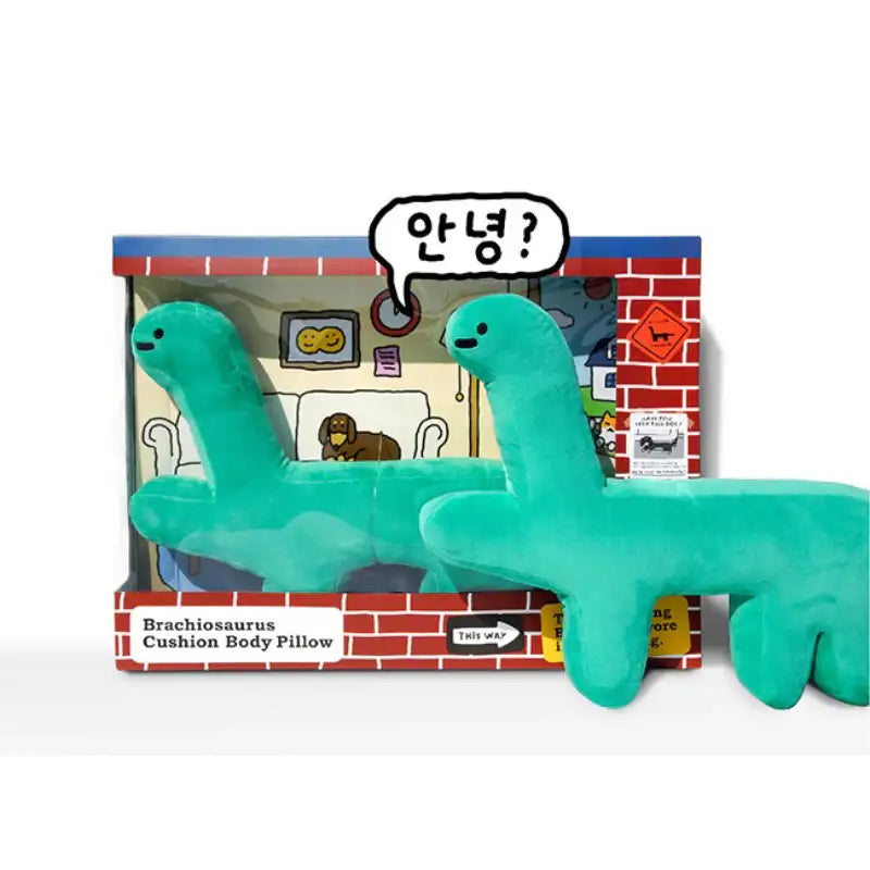 Joguman Studio - Brachiosaurus Cushion Body Pillow - Joguman Studio - Cushion - Harumio