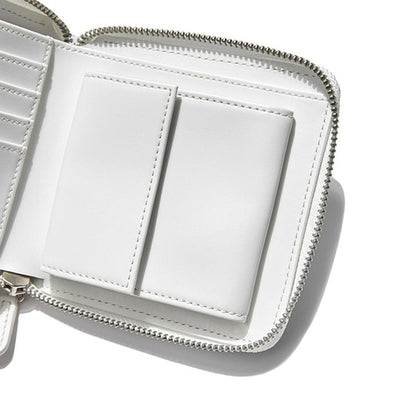 Kirsh - Pocket Circle Logo Half Wallet - White