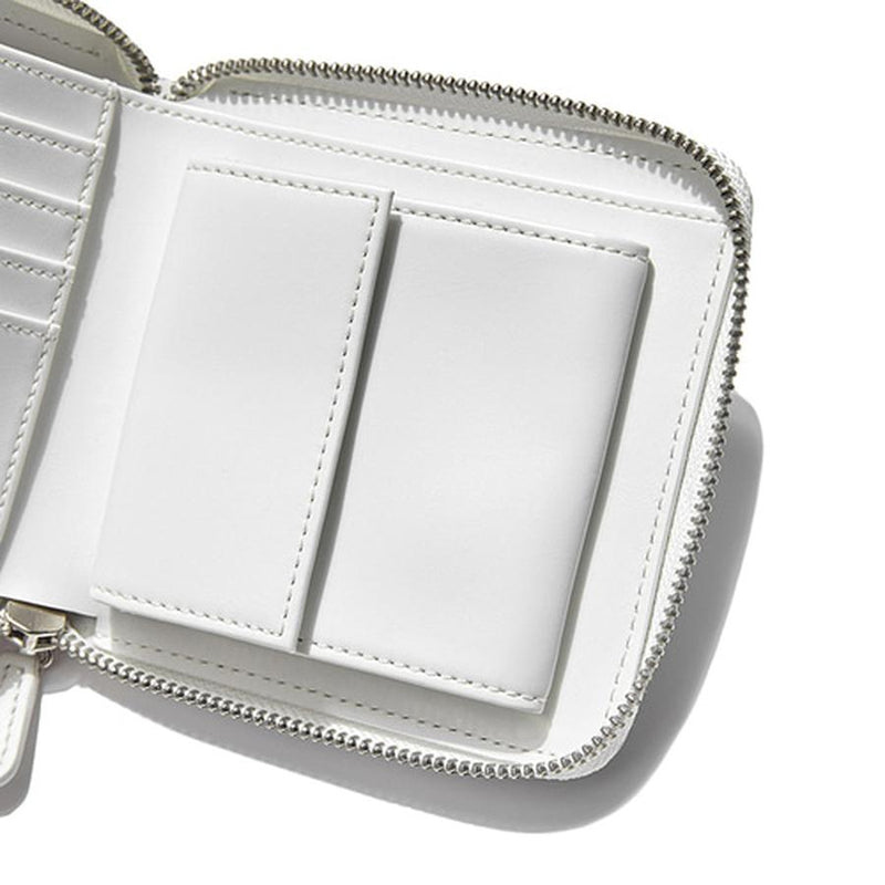 Kirsh - Pocket Circle Logo Half Wallet - White