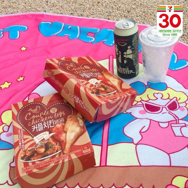 Standard Love Dance - Leegong x 7-Eleven - Beach Towel Set - Standard Love Dance - Towel - Harumio