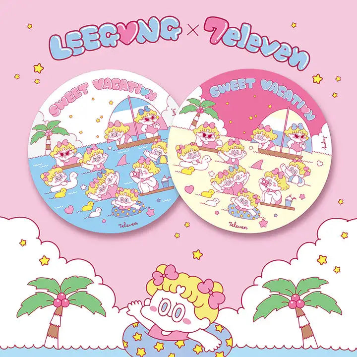 Standard Love Dance - Leegong x 7-Eleven - Beach Towel Set - Standard Love Dance - Towel - Harumio