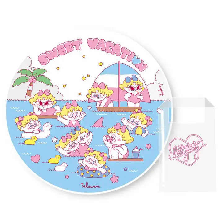 Standard Love Dance - Leegong x 7-Eleven - Beach Towel Set - Standard Love Dance - Towel - Harumio