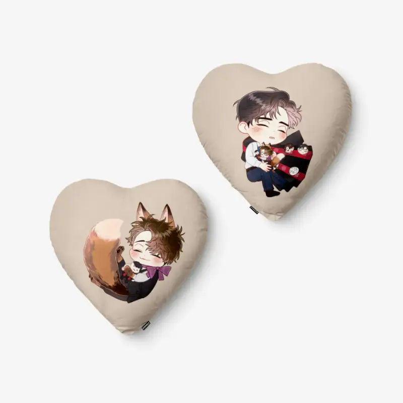 Mad Place - Fox Ideun Heart Cushion - Junah COMICS - Accessories - Harumio