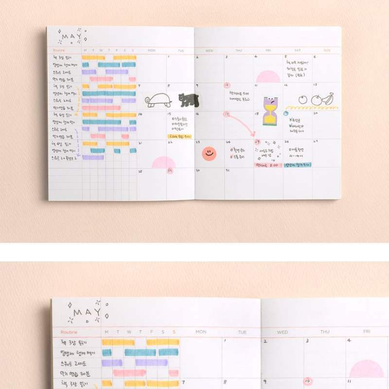 Be On D - After the Rain 1 Month Planner - Be On D - Stationery - Harumio