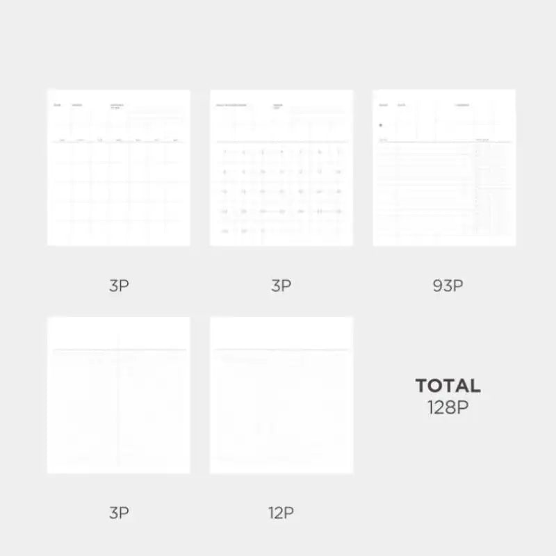 Be On D - After the Rain 3 Months Planner - Be On D - Stationery - Harumio