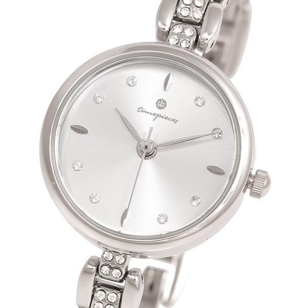 OST - Dreams and Luck Cubic Bracelet Silver Women's Metal Watch