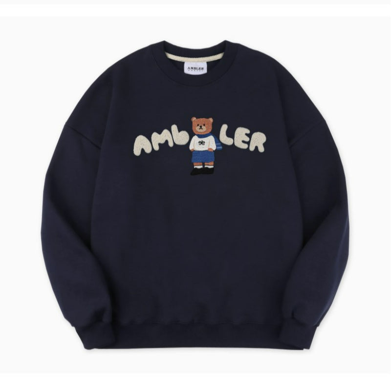 Ambler - Winter Bear Unisex Overfit Sweatshirt