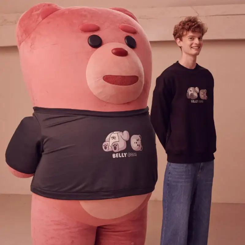 Bellygom x Ambler - Oops! Bellygom Unisex Overfit Sweatshirt - Bellygom x Ambler - Sweatshirt - Harumio