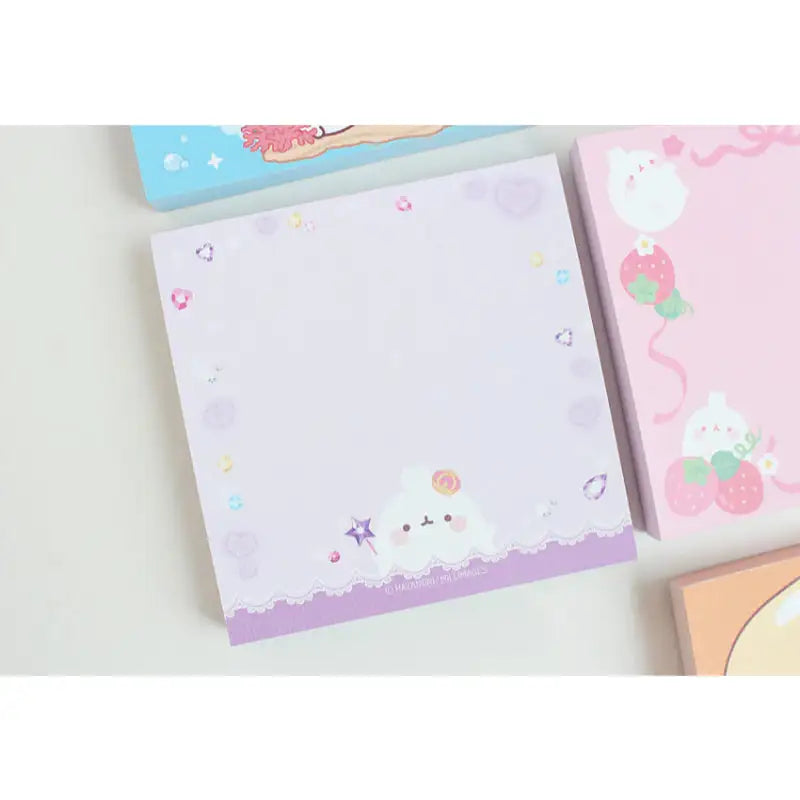 Molang - Rice Cake Memo Pad - Molang - Memo Pads - Harumio