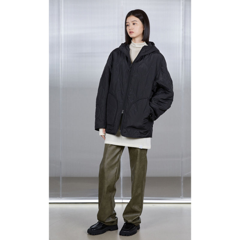 Code:graphy x SEVENTEEN Hoshi - US-Army Military Fishtail Hooded Long Parka