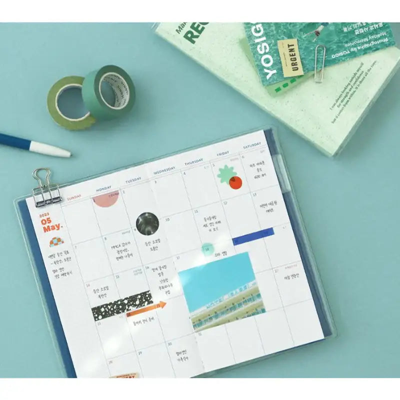 ICONIC - 2023 Record-On Monthly Slim Diary - ICONIC - Diary - Harumio
