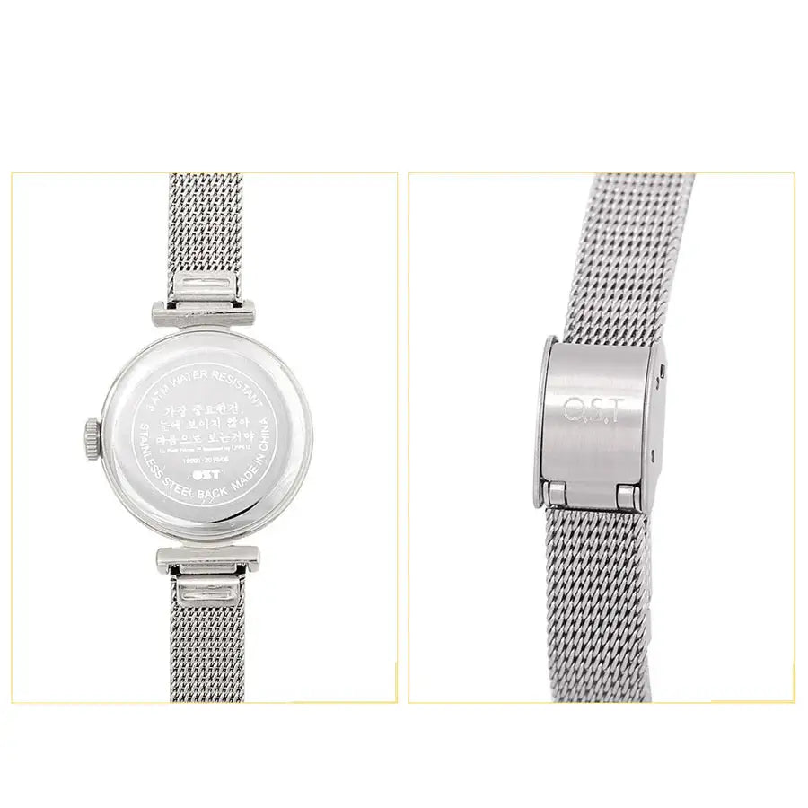 Le Petit Prince x OST - Blue Constellation Silver Mesh Watch - OST - Watches - Harumio