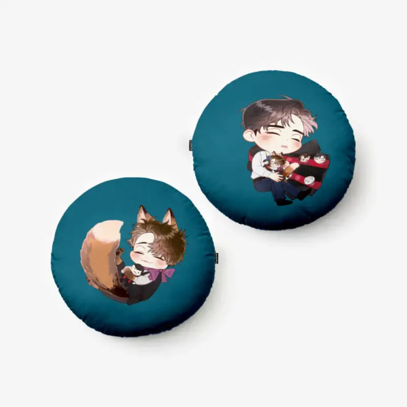 Mad Place - Fox Ideun Round Cushion - Junah COMICS - Accessories - Harumio