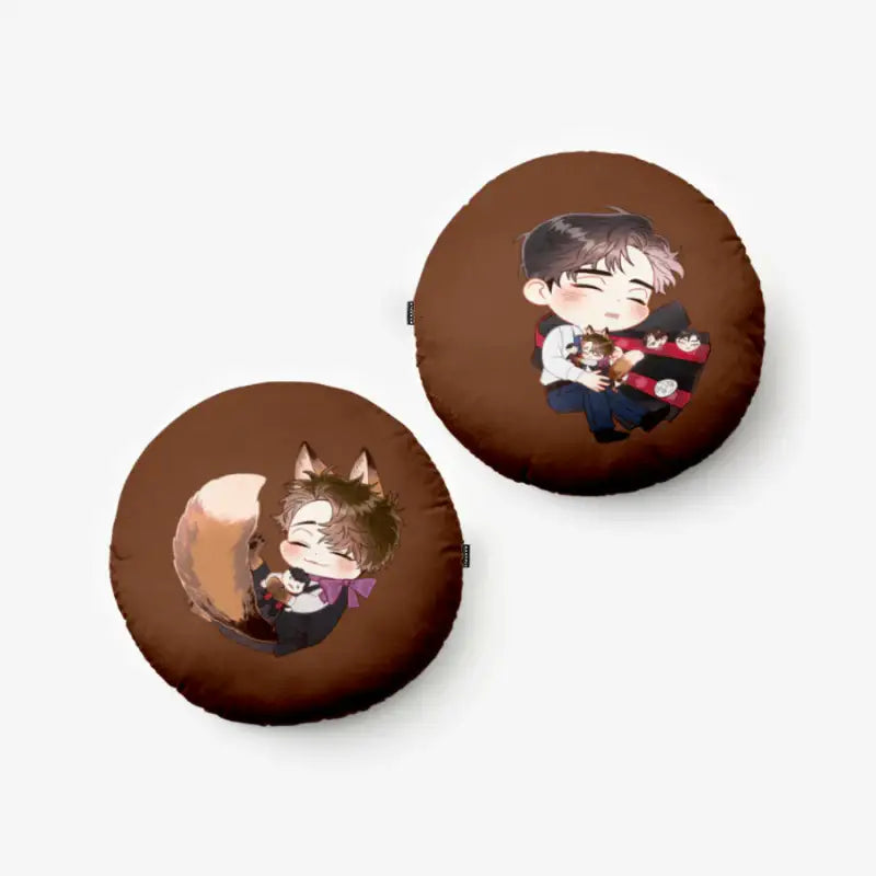 Mad Place - Fox Ideun Round Cushion - Junah COMICS - Accessories - Harumio