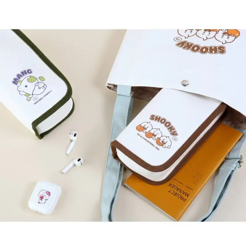 BT21 x Monopoly - Baby Canvas Pen Pouch - BT21 x Monopoly - Stationary - Harumio