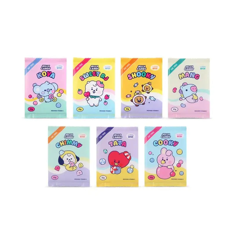 BT21 x Monopoly - Baby Jelly Candy Pouch - BT21 x Monopoly - Pouches - Harumio