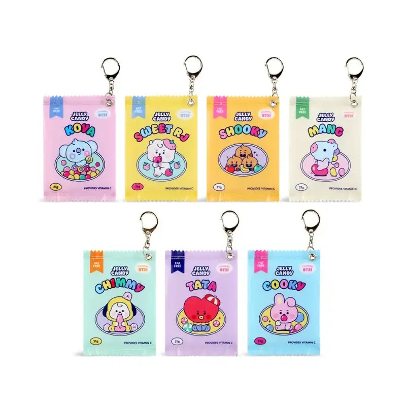 BT21 x Monopoly - Baby Jelly Candy Pouch - BT21 x Monopoly - Pouches - Harumio
