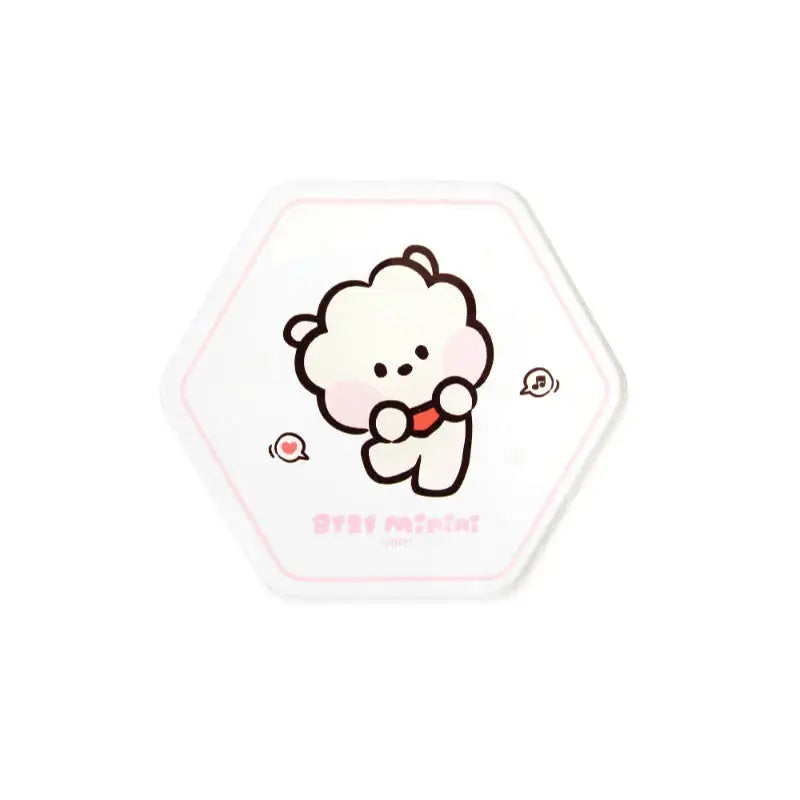 NARA HOME DECO X BT21 - Minini Hexagon Acrylic Coaster