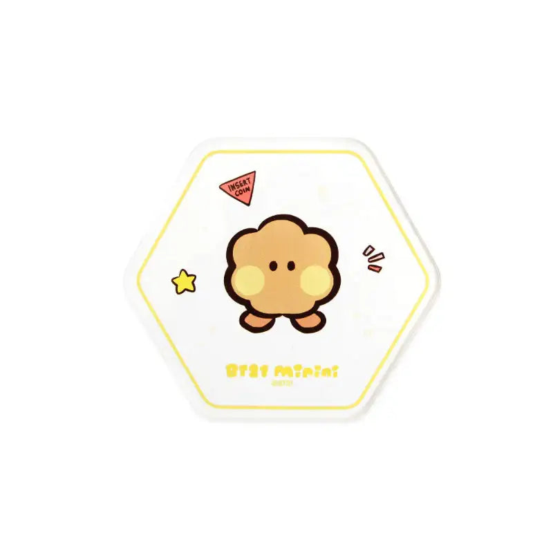 NARA HOME DECO X BT21 - Minini Hexagon Acrylic Coaster