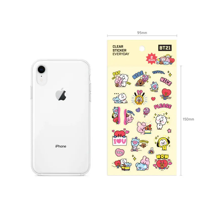 Monopoly x BT21 - Clear Sticker - Everyday - Monopoly - Stationery - Harumio