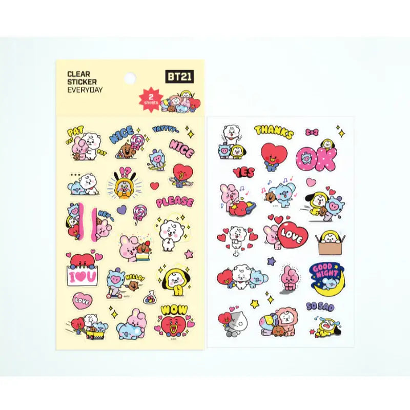 Monopoly x BT21 - Clear Sticker - Everyday - Monopoly - Stationery - Harumio