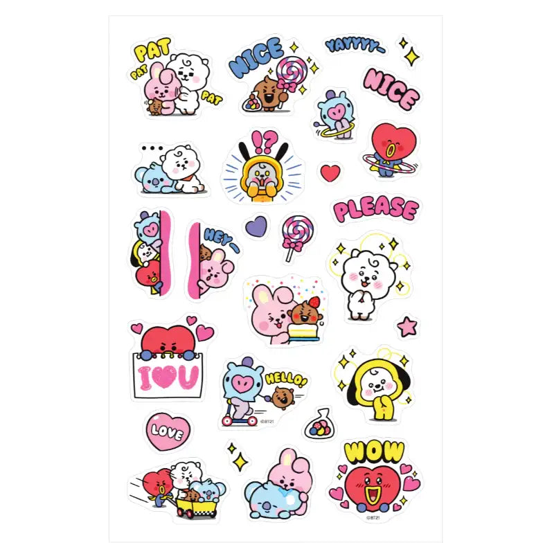 Monopoly x BT21 - Clear Sticker - Everyday - Monopoly - Stationery - Harumio