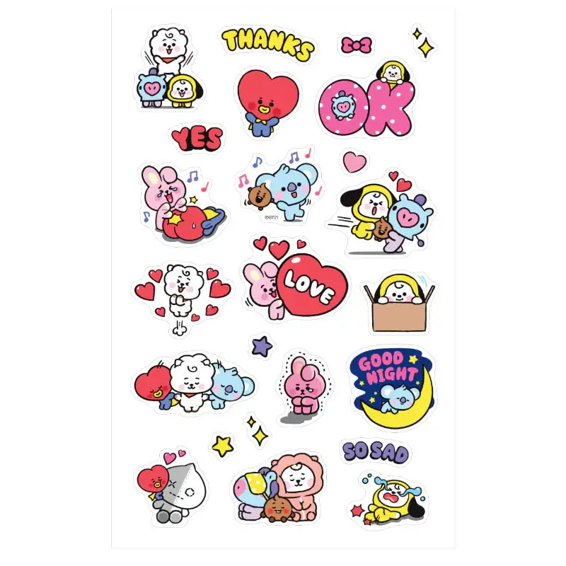 Monopoly x BT21 - Clear Sticker - Everyday - Monopoly - Stationery - Harumio