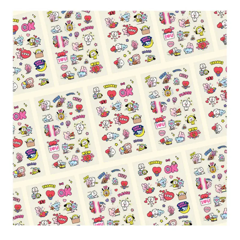 Monopoly x BT21 - Clear Sticker - Everyday - Monopoly - Stationery - Harumio