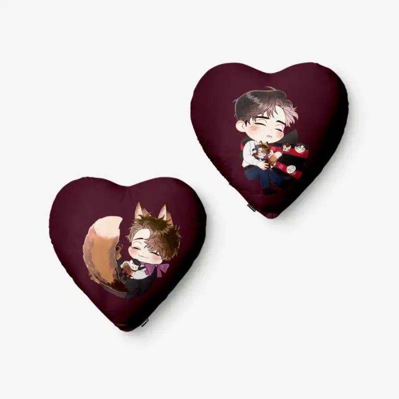 Mad Place - Fox Ideun Heart Cushion - Junah COMICS - Accessories - Harumio