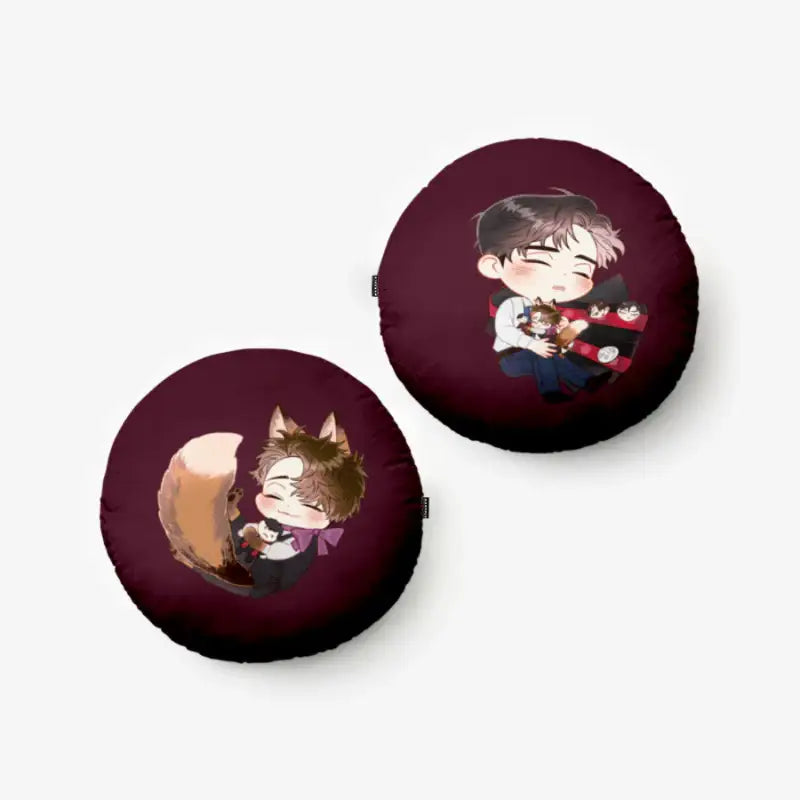 Mad Place - Fox Ideun Round Cushion - Junah COMICS - Accessories - Harumio