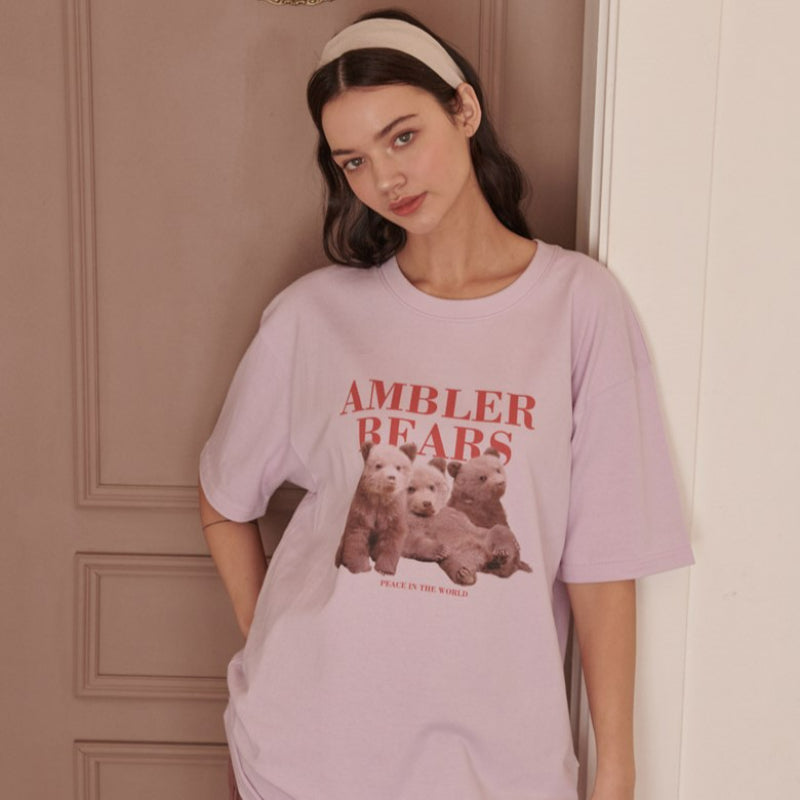 Ambler - Three Bears Unisex Overfit T-shirt
