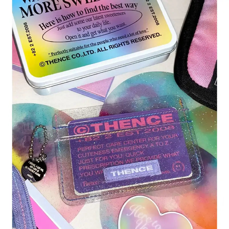 THENCE - Love Delivery People Clear Flat Pocket - THENCE - Pouches - Harumio