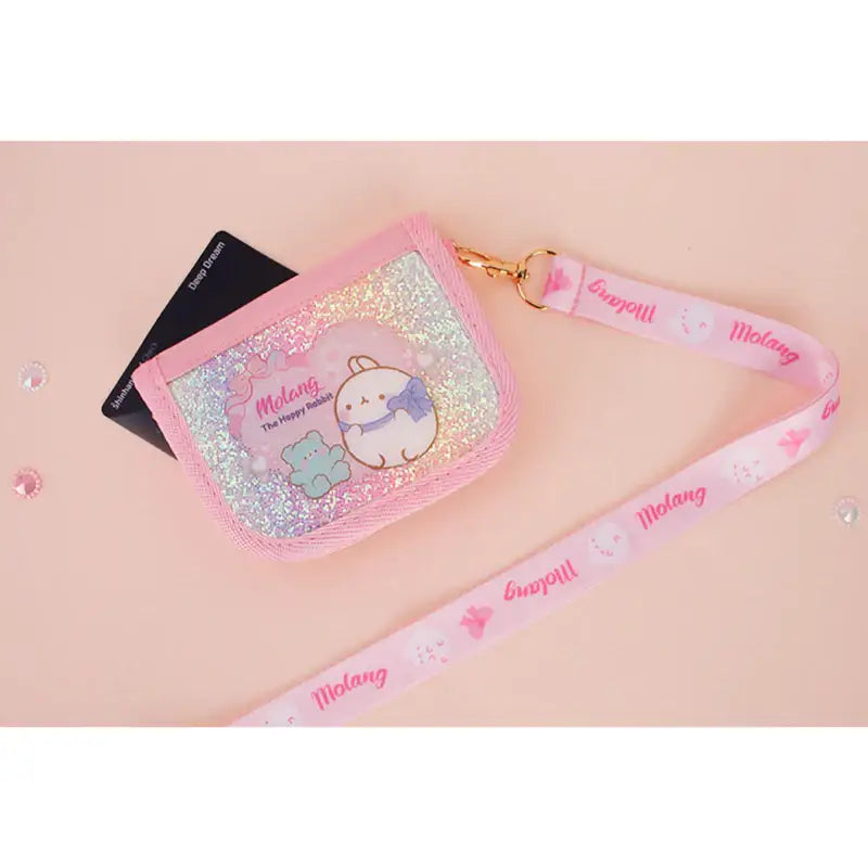 Molang - Rainbow Necklace Wallet - Molang - Wallet - Harumio