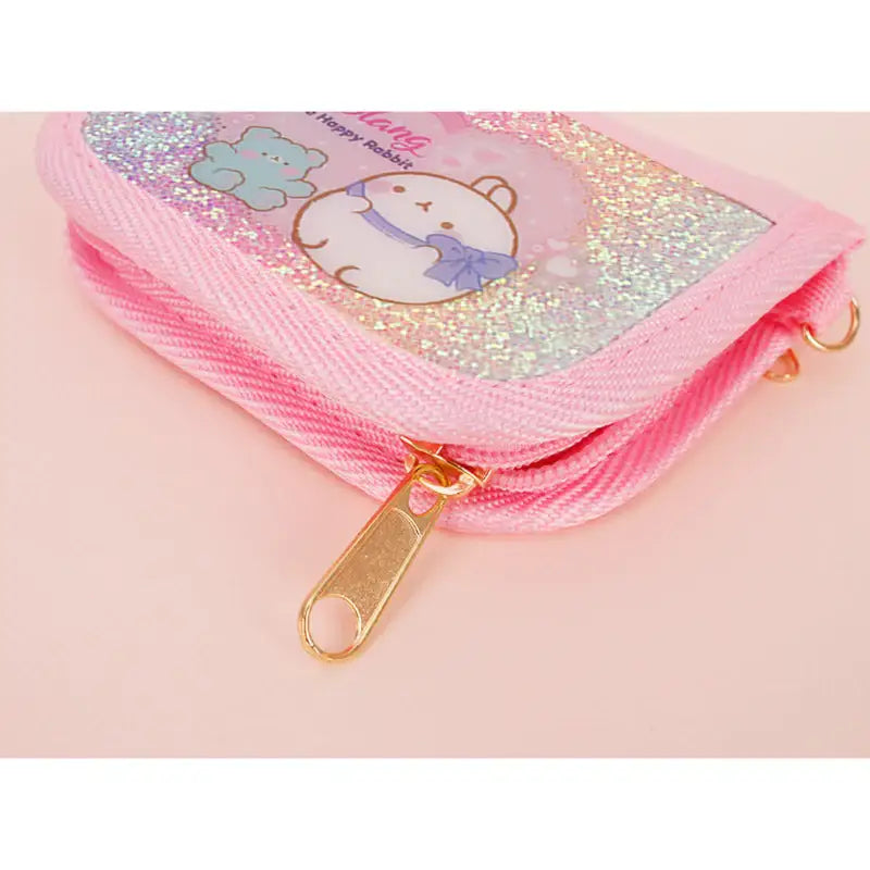 Molang - Rainbow Necklace Wallet - Molang - Wallet - Harumio