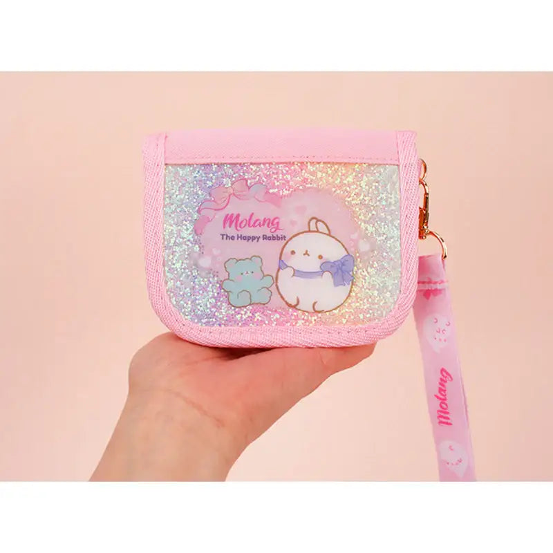 Molang - Rainbow Necklace Wallet - Molang - Wallet - Harumio