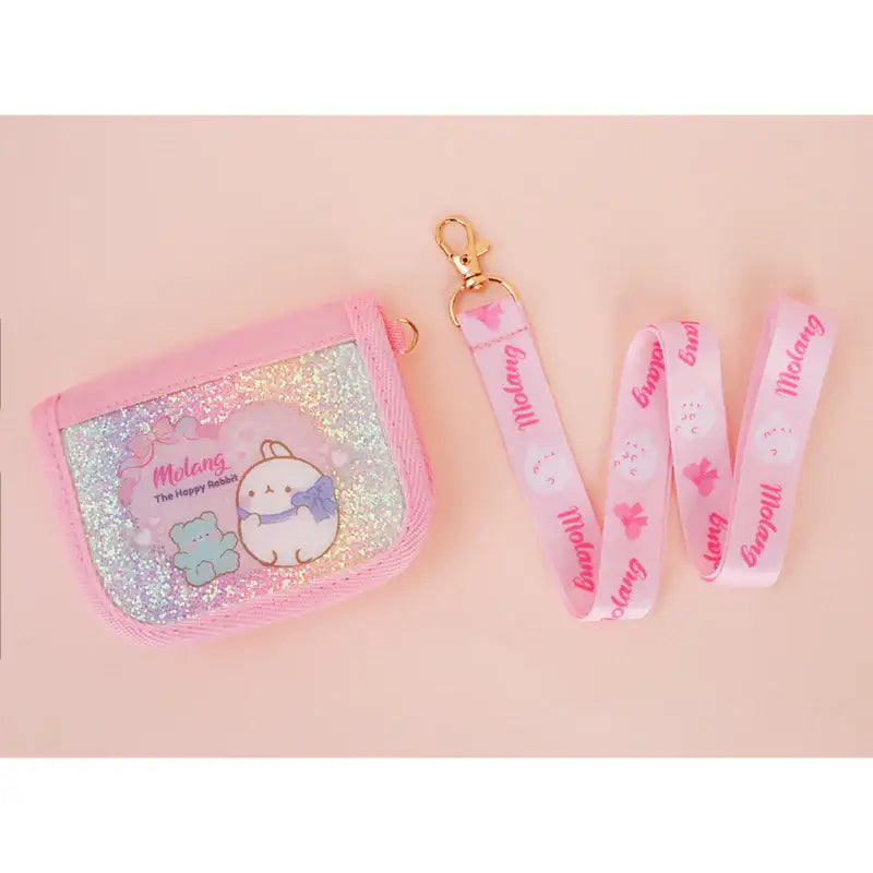 Molang - Rainbow Necklace Wallet - Molang - Wallet - Harumio