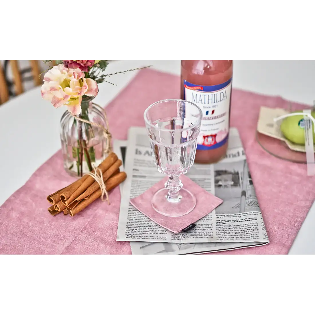 August8th - Plain Linen Kitchen Cloth - August8th - Accessories - Harumio