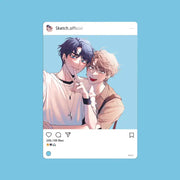 Sketch - Acrylic Photo Frame - Webtoon Shop - Photos - Harumio