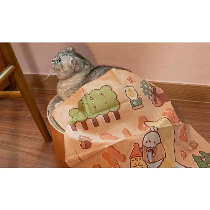 Molang - Moonlight Camping Handkerchief - Molang - Handkerchief - Harumio