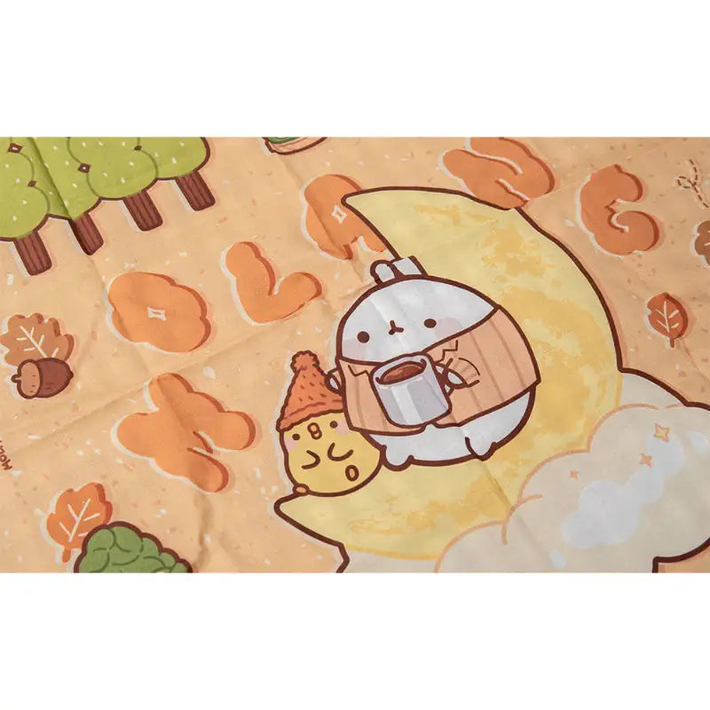 Molang - Moonlight Camping Handkerchief - Molang - Handkerchief - Harumio