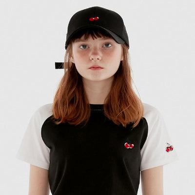 Kirsh - Short Sleeve Raglan T-Shirt - Black/White